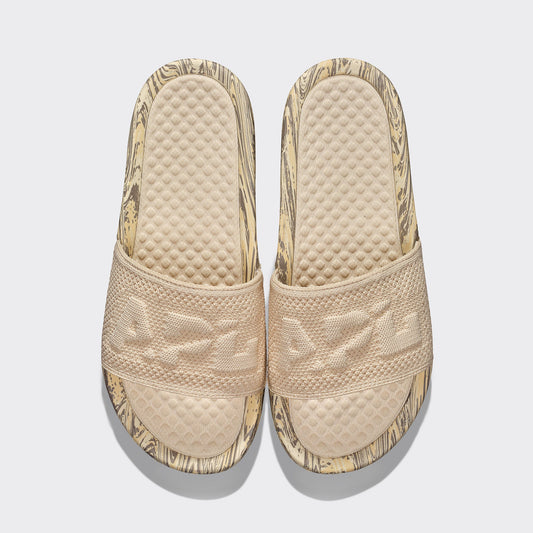 Men's Big Logo TechLoom Slide Beach / Tundra / Marble