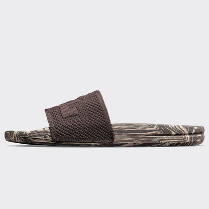 Women's Big Logo TechLoom Slide Chocolate / Sandstone / Marble