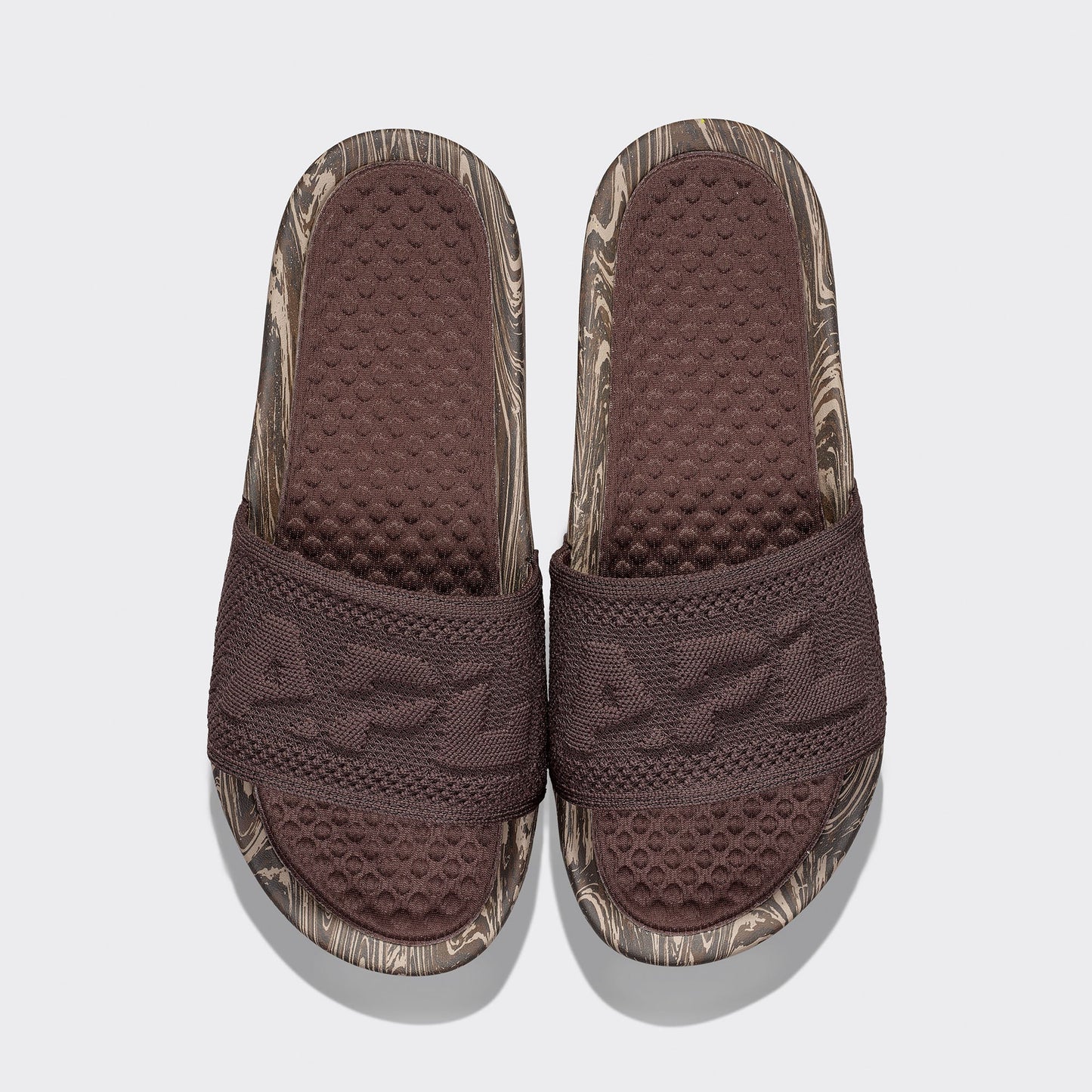 Men's Big Logo TechLoom Slide Chocolate / Sandstone / Marble