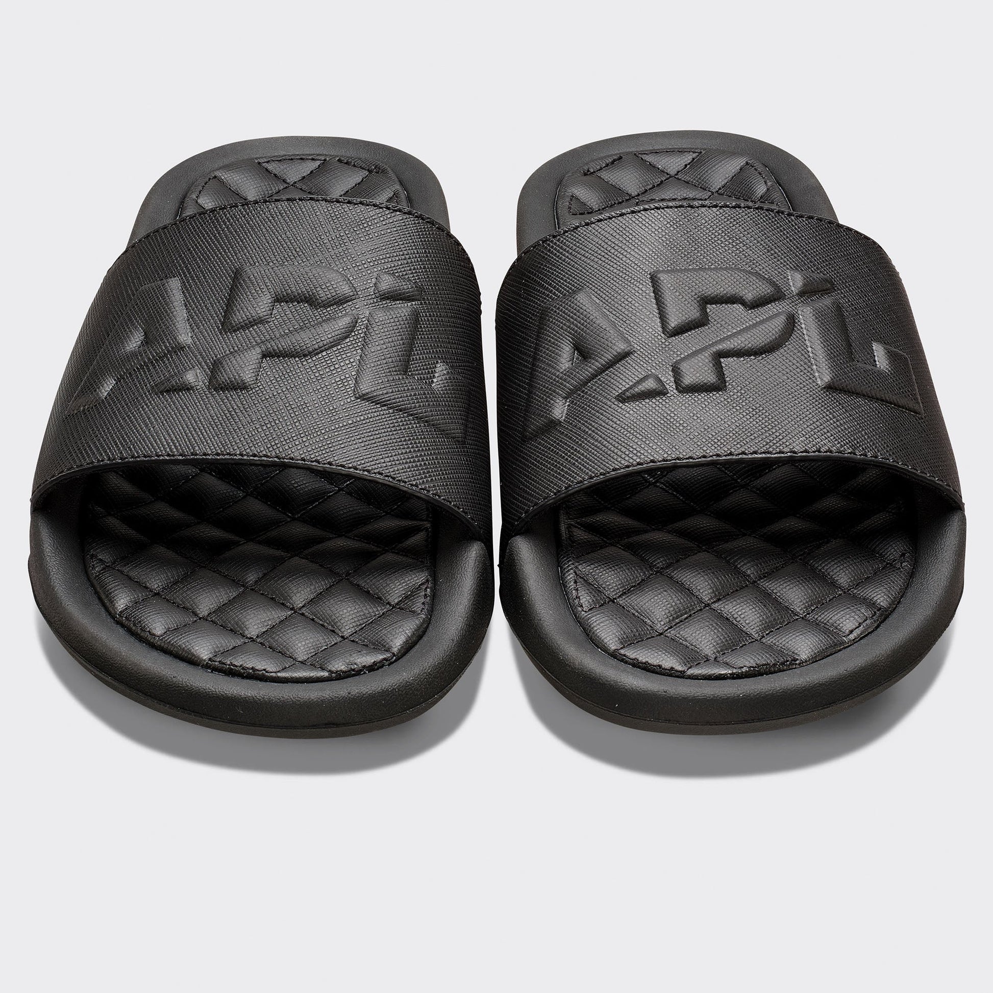 Women's Lusso Logo Slide Black