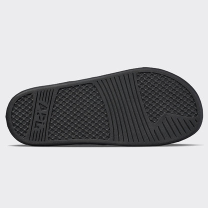 Women's Lusso Logo Slide Black