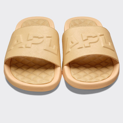 Men's Lusso Logo Slide Camel