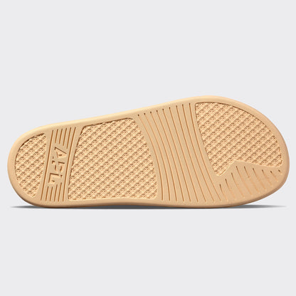 Women's Lusso Logo Slide Camel