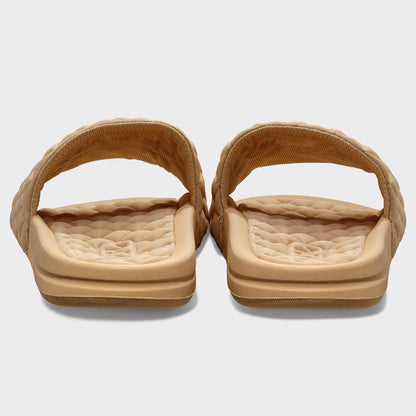 Women's Lusso Pool Slide Camel