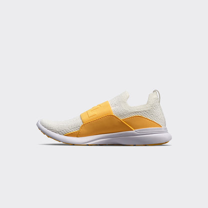 Youth's TechLoom Bliss White / Marigold / UV