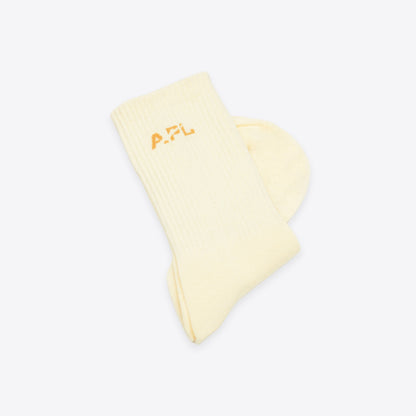 APL Lux Logo Socks Vanilla / Tan