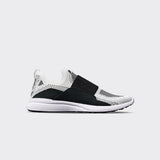 WHITE / BLACK / BLACK / RIBBED