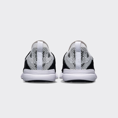 Youth's TechLoom Bliss White / Black / Black / Ribbed