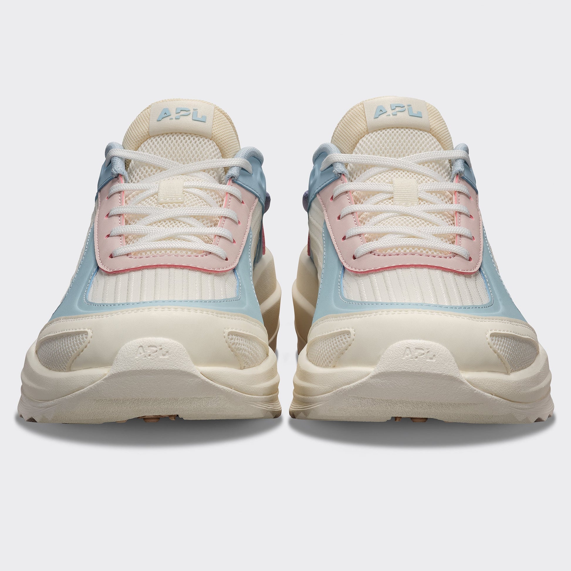 Women's Jogger Linen / Powder Blue / Chalk