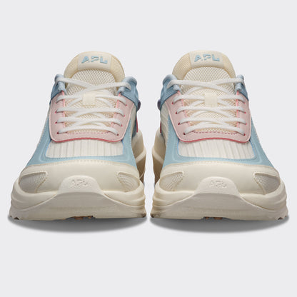 Women's Jogger Linen / Powder Blue / Chalk