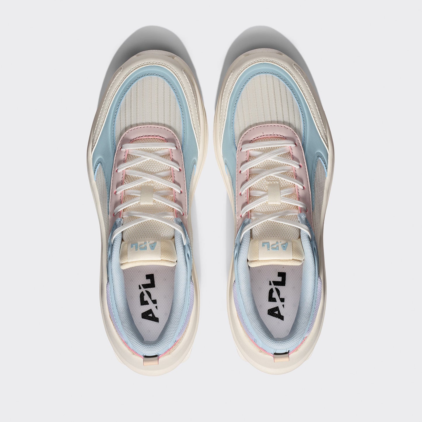 Women's Jogger Linen / Powder Blue / Chalk