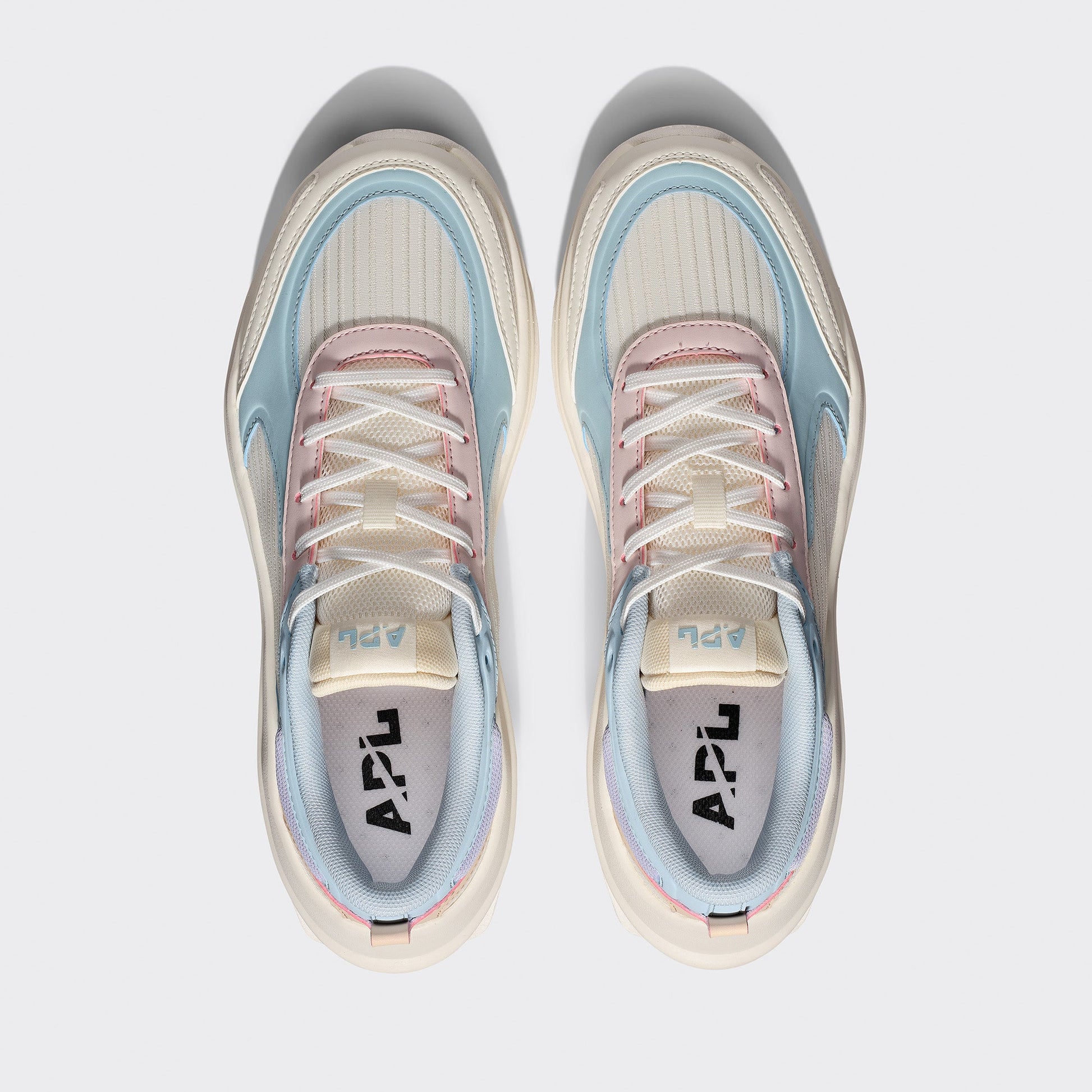 Women's Jogger Linen / Powder Blue / Chalk