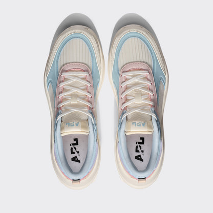 Women's Jogger Linen / Powder Blue / Chalk