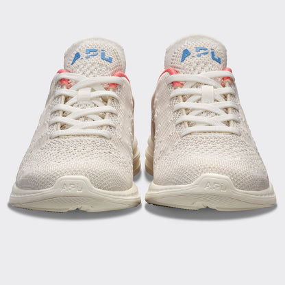 Men's TechLoom Pro Ivory / Guava / Coastal Blue