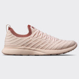 CREME/BORDEAUX/RIBBED
