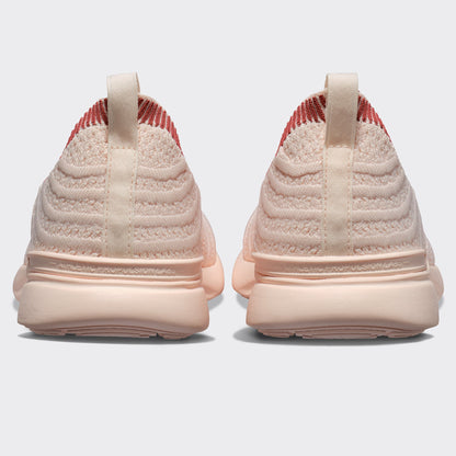 Women's TechLoom Wave Creme / Bordeaux / Ribbed