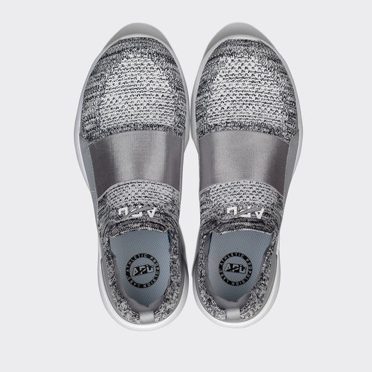 Women's TechLoom Bliss Heather Grey / White / White